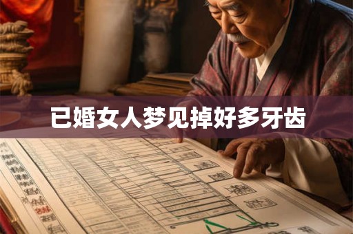 已婚女人梦见掉好多牙齿 已婚女人梦见掉好多牙齿