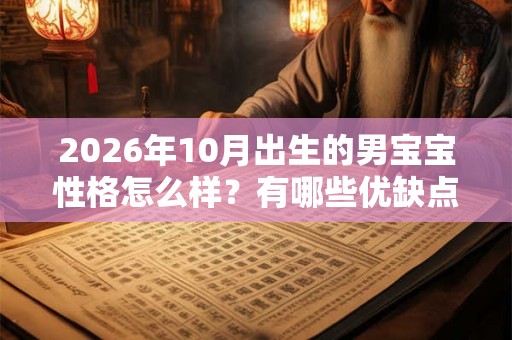 2026年10月出生的男宝宝性格怎么样?有哪些优缺点? 2026年10月出生的男宝宝性格怎么样?有哪些优缺点?