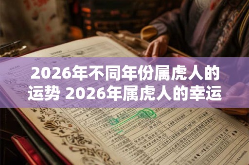 2026年不同年份属虎人的运势 2026年属虎人的幸运色
