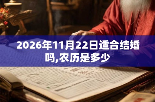 2026年11月22日适合结婚吗,农历是多少