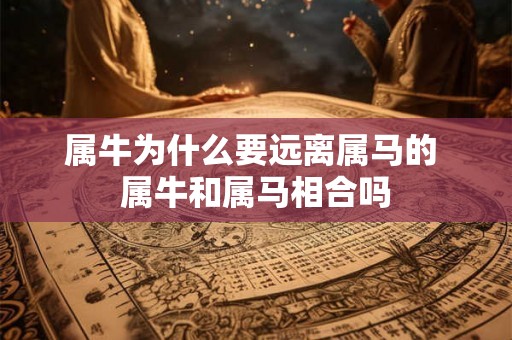 属牛为什么要远离属马的 属牛和属马相合吗