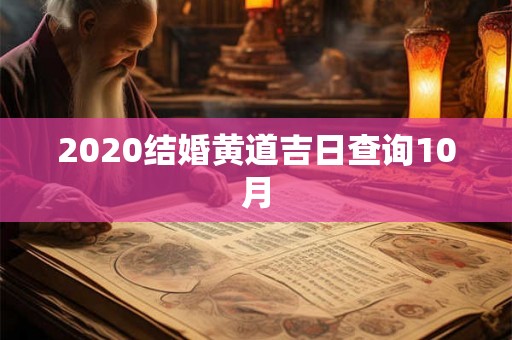 2020结婚黄道吉日查询10月