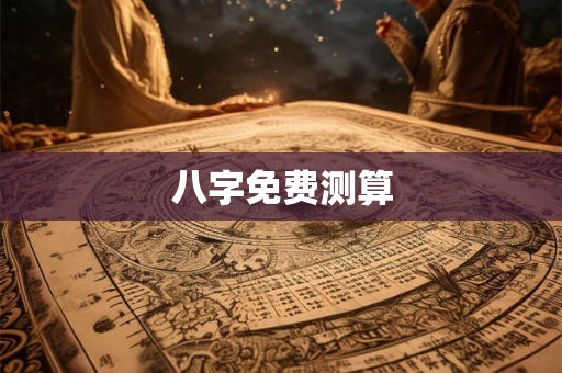 八字免费测算
