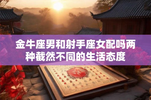 金牛座男和射手座女配吗两种截然不同的生活态度