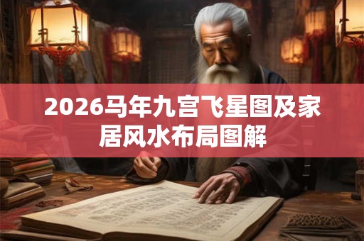 2026马年九宫飞星图及家居风水布局图解