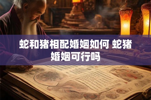 蛇和猪相配婚姻如何 蛇猪婚姻可行吗