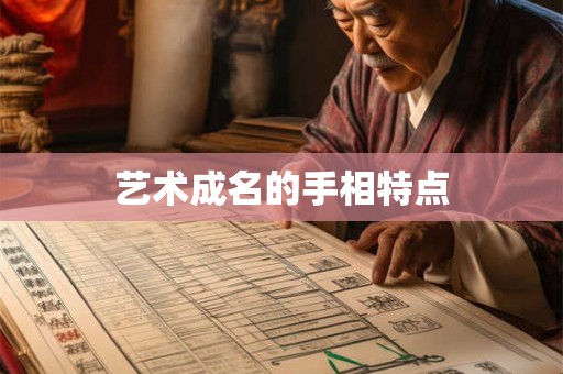 艺术成名的手相特点