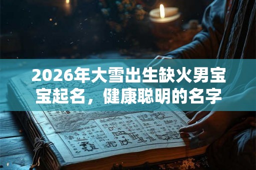 2026年大雪出生缺火男宝宝起名,健康聪明的名字 2026年大雪出生缺火男宝宝起名,健康聪明的名字