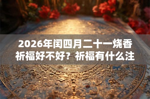 2026年闰四月二十一烧香祈福好不好？祈福有什么注意事项？