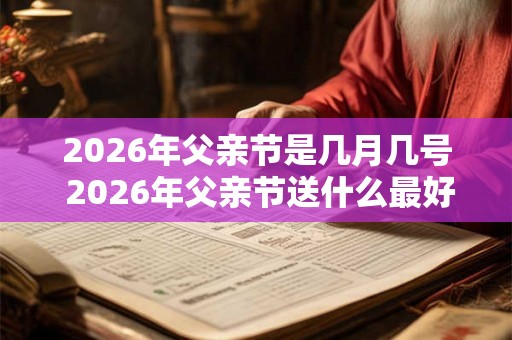 2026年父亲节是几月几号 2026年父亲节送什么最好 2026年父亲节是几月几号 2026年父亲节送什么最好