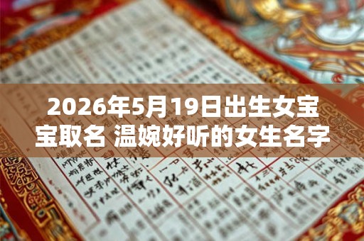 2026年5月19日出生女宝宝取名 温婉好听的女生名字