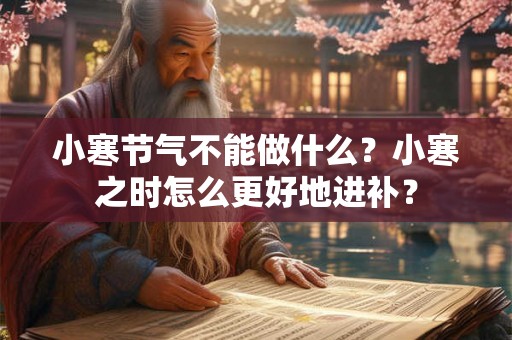 小寒节气不能做什么？小寒之时怎么更好地进补？