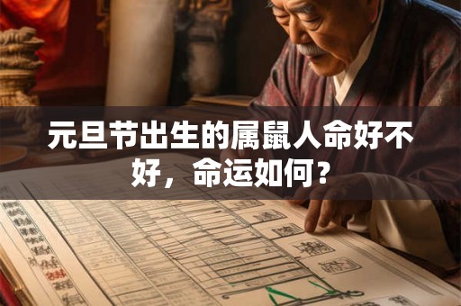 元旦节出生的属鼠人命好不好，命运如何？