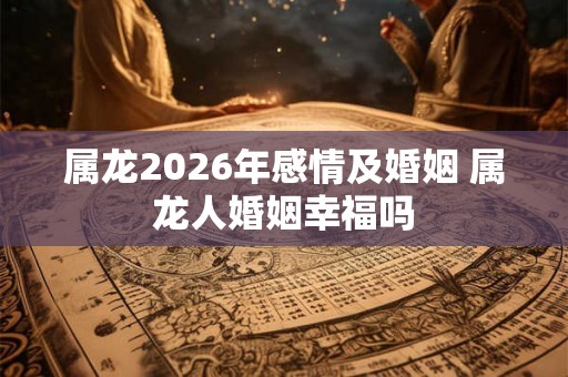 属龙2026年感情及婚姻 属龙人婚姻幸福吗