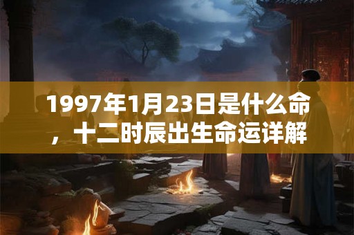 1997年1月23日是什么命,十二时辰出生命运详解 1997年1月23日是什么命,十二时辰出生命运详解