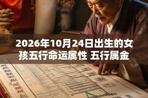 2026年10月24日出生的女孩五行命运属性 五行属金自尊心强