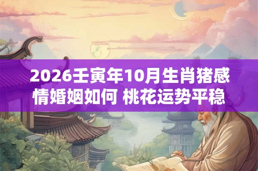 2026壬寅年10月生肖猪感情婚姻如何 桃花运势平稳
