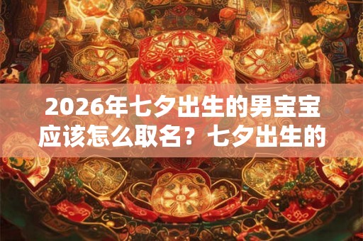 2026年七夕出生的男宝宝应该怎么取名？七夕出生的孩子命好吗？