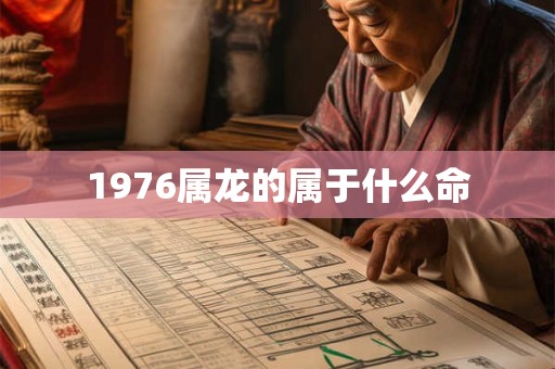 1976属龙的属于什么命