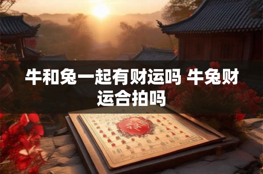牛和兔一起有财运吗 牛兔财运合拍吗