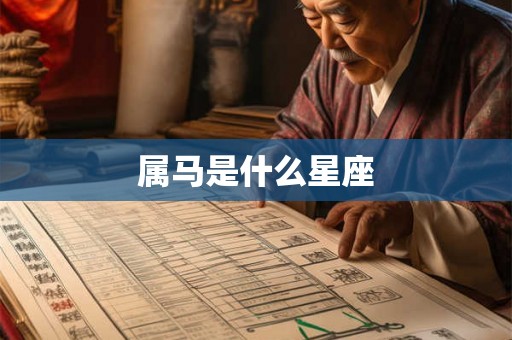 属马是什么星座 属马是什么星座