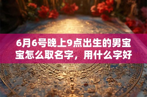 6月6号晚上9点出生的男宝宝怎么取名字,用什么字好 6月6号晚上9点出生的男宝宝怎么取名字,用什么字好