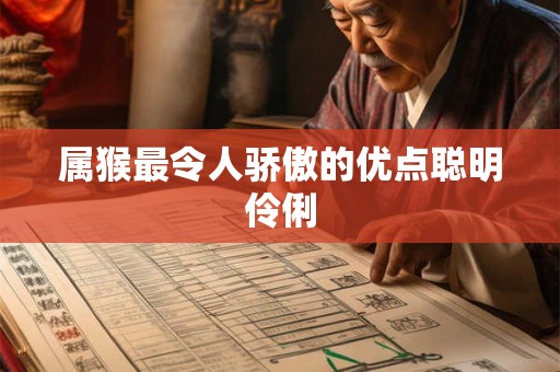 属猴最令人骄傲的优点聪明伶俐