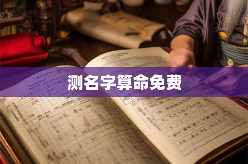 测名字算命免费
