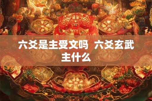 六爻是主受文吗  六爻玄武主什么