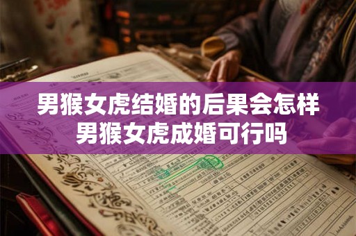 男猴女虎结婚的后果会怎样 男猴女虎成婚可行吗