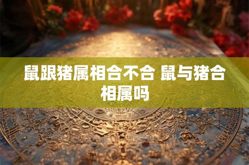 鼠跟猪属相合不合 鼠与猪合相属吗 鼠跟猪属相合不合 鼠与猪合相属吗