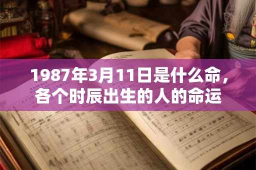 1987年3月11日是什么命,各个时辰出生的人的命运 1987年3月11日是什么命,各个时辰出生的人的命运