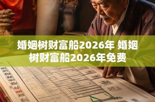 婚姻树财富船2026年 婚姻树财富船2026年免费