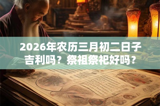 2026年农历三月初二日子吉利吗？祭祖祭祀好吗？