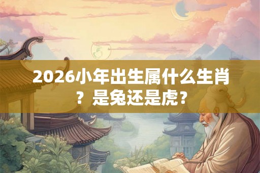 2026小年出生属什么生肖？是兔还是虎？