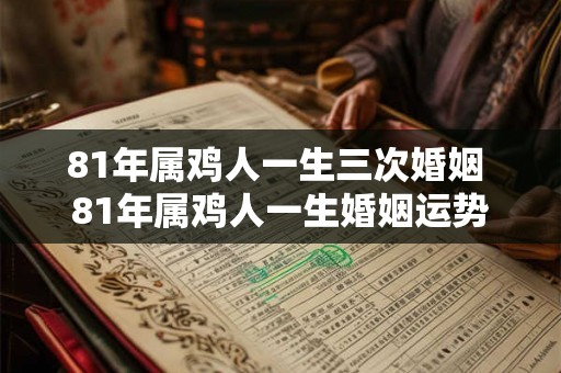 81年属鸡人一生三次婚姻 81年属鸡人一生婚姻运势