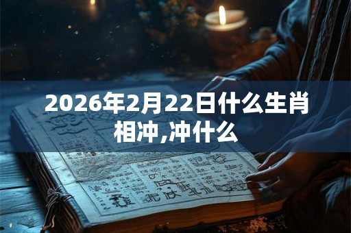 2026年2月22日什么生肖相冲,冲什么