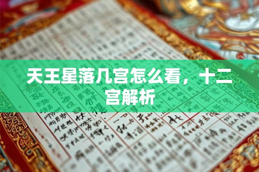 天王星落几宫怎么看，十二宫解析