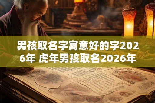 男孩取名字寓意好的字2026年 虎年男孩取名2026年