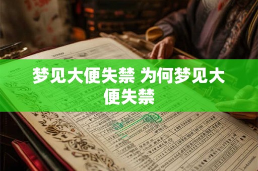 梦见大便失禁 为何梦见大便失禁 梦见大便失禁 为何梦见大便失禁