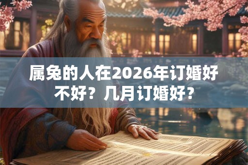 属兔的人在2026年订婚好不好？几月订婚好？
