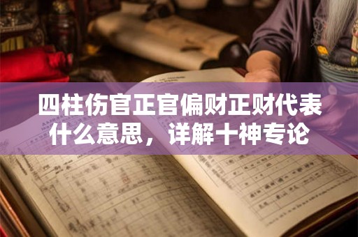 四柱伤官正官偏财正财代表什么意思,详解十神专论 四柱伤官正官偏财正财代表什么意思,详解十神专论