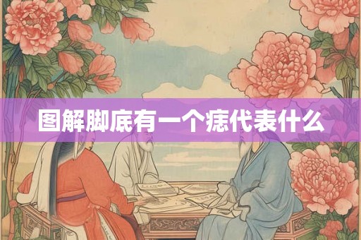 图解脚底有一个痣代表什么 图解脚底有一个痣代表什么