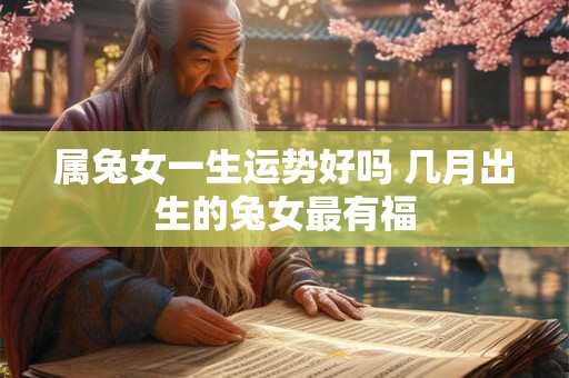属兔女一生运势好吗 几月出生的兔女最有福 属兔女一生运势好吗 几月出生的兔女最有福