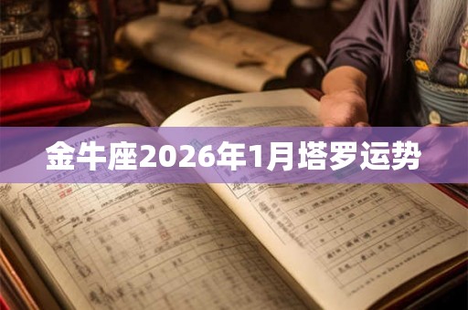 金牛座2026年1月塔罗运势