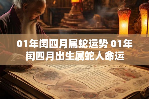 01年闰四月属蛇运势 01年闰四月出生属蛇人命运 01年闰四月属蛇运势 01年闰四月出生属蛇人命运