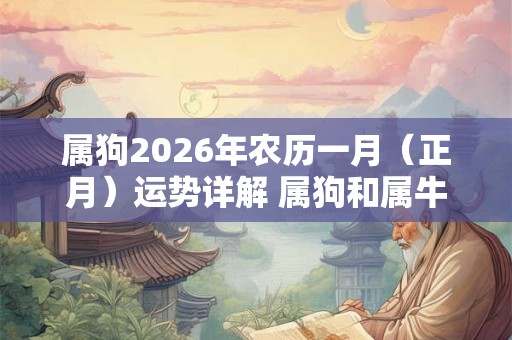 属狗2026年农历一月（正月）运势详解 属狗和属牛合不合