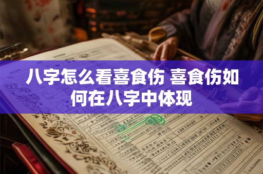 八字怎么看喜食伤 喜食伤如何在八字中体现