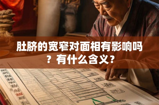 肚脐的宽窄对面相有影响吗？有什么含义？