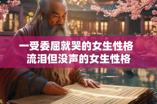 一受委屈就哭的女生性格  流泪但没声的女生性格